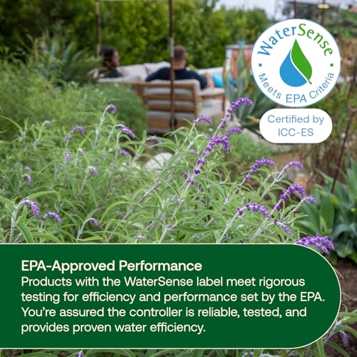 Rain Bird ARC8 App-Based Indoor/Outdoor Smart Irrigation WiFi Timer/Controller, 8-Zone/Station, EPA WaterSense Certified, Compatible with Alexa