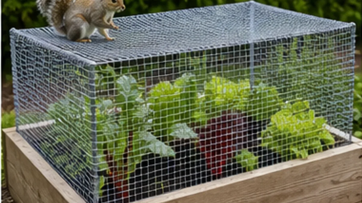So halten Sie Eichhörnchen aus Hochbeeten fern
