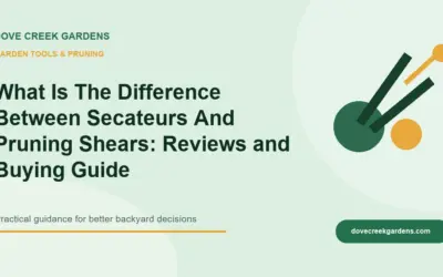 What Is The Difference Between Secateurs And Pruning Shears 2026: Reviews and Buying Guide