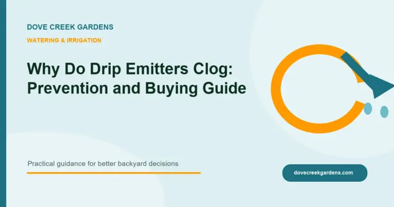 Why Drip Emitters Clog and How to Prevent It