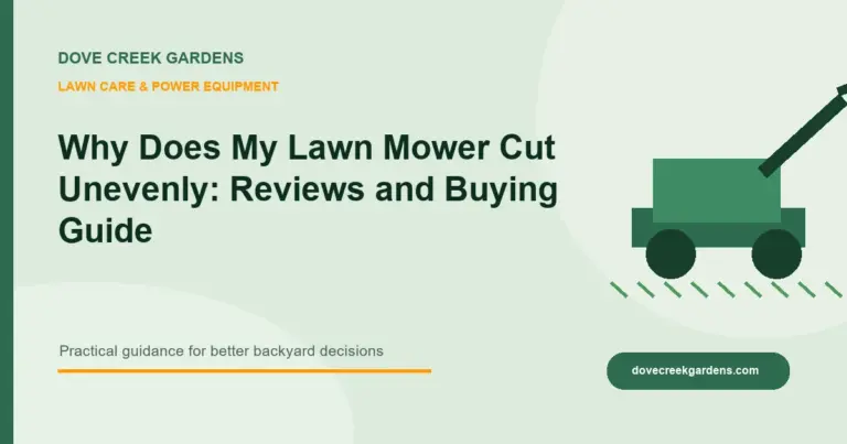 Why Does My Lawn Mower Cut Unevenly 2026: Reviews and Buying Guide